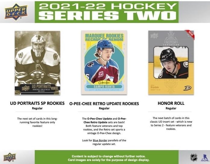 Upper Deck: 2021-2022 Series 2 Hockey Retail Box