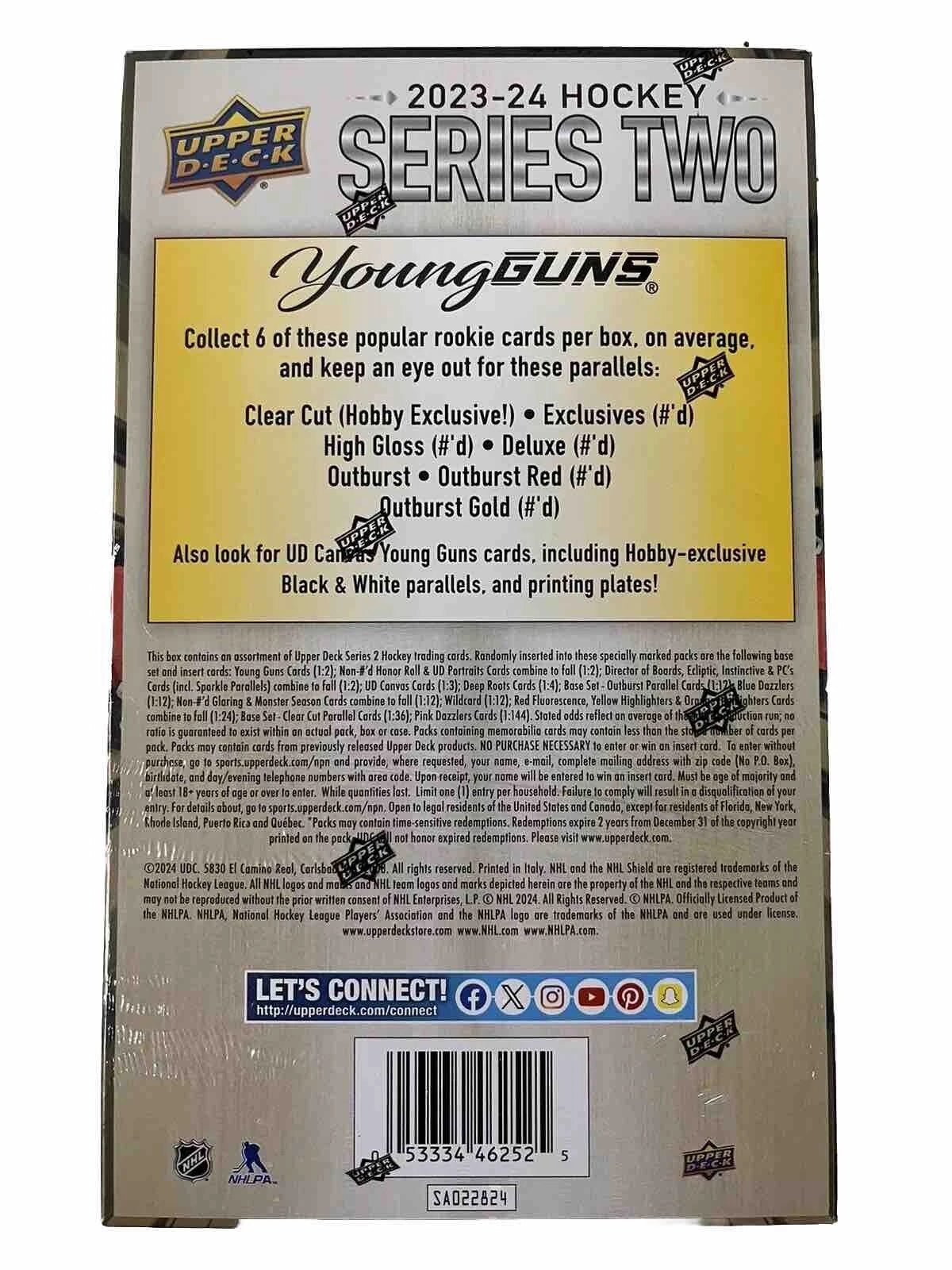 Upper Deck: 2023-2024 Series 2 Hockey Hobby Box Sports Cards Upper Deck