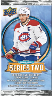 Upper Deck: 2025-26 Series 2 Hockey Blaster Box -4 Packs Sports Cards Upper Deck