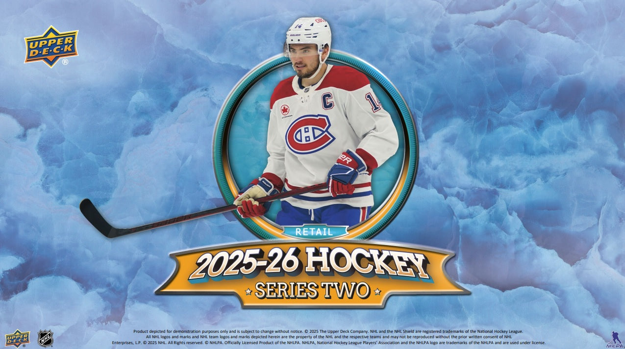 Upper Deck: 2025-26 Series 2 Hockey Blaster Box -4 Packs Sports Cards Upper Deck