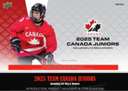 Upper Deck: 2025 Team Canada Juniors Hockey Blaster Box - 6 packs Sports Cards Upper Deck