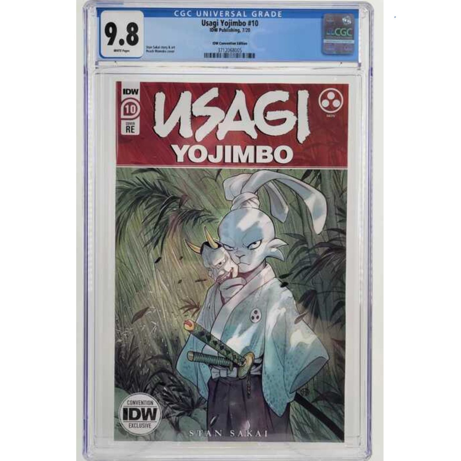 Usagi Yojimbo: #10 [Peach Momoko CGC 9.8 Convention] 2020 Comics IDW Publishing