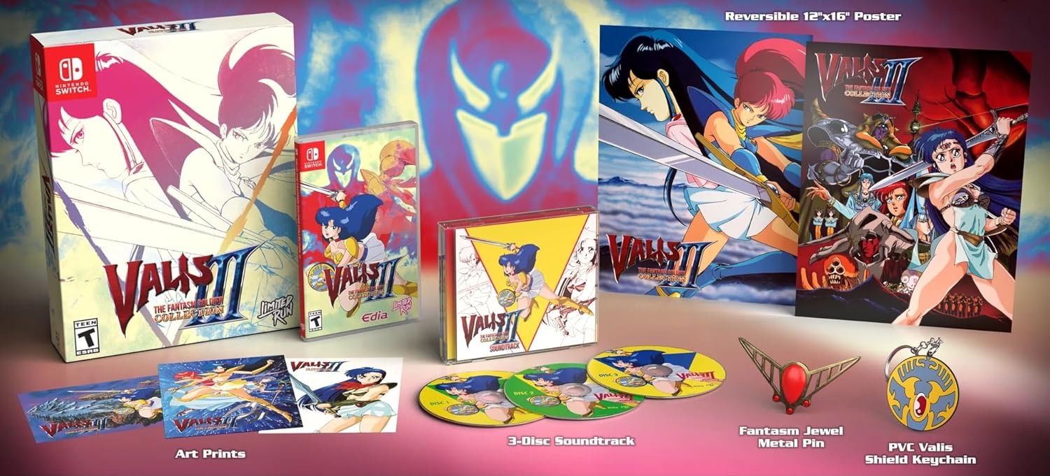 VALIS: The Fantasm Soldier Collection III Collector's Edition - Limited Run #250 [Nintendo Switch] Nintendo Switch Video Game Limited Run Games
