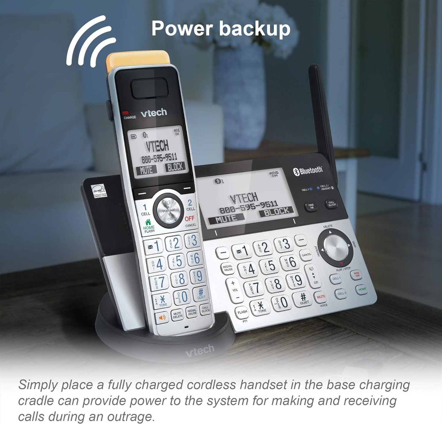 VTech IS8151-5 - Answering System with 5 Cordless Phones Handsets [Electronics] Electronics VTech   