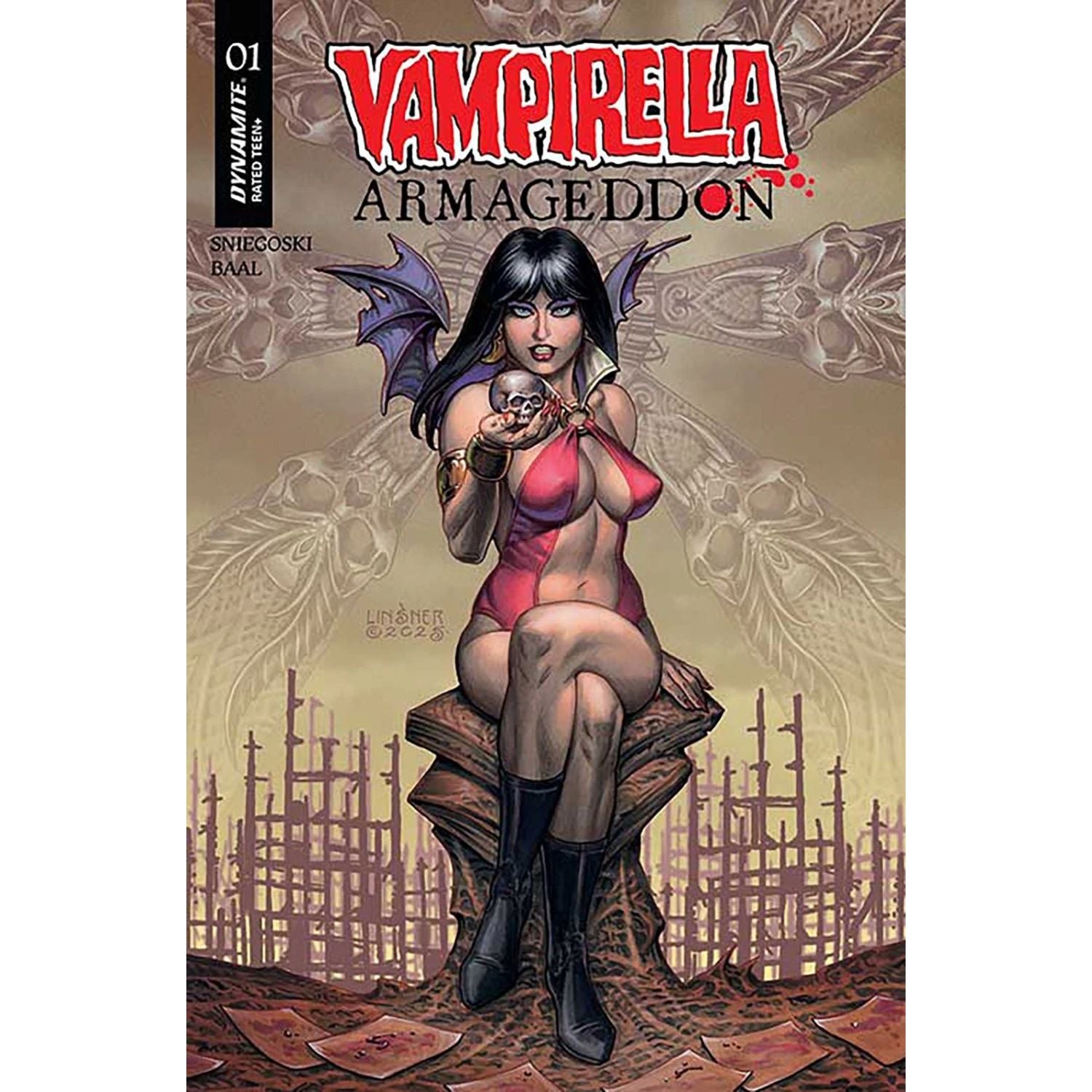 Vampirella Armageddon: #1 [Joseph Michael Linsner CVR D] 2025 Comics Dynamite Entertainment