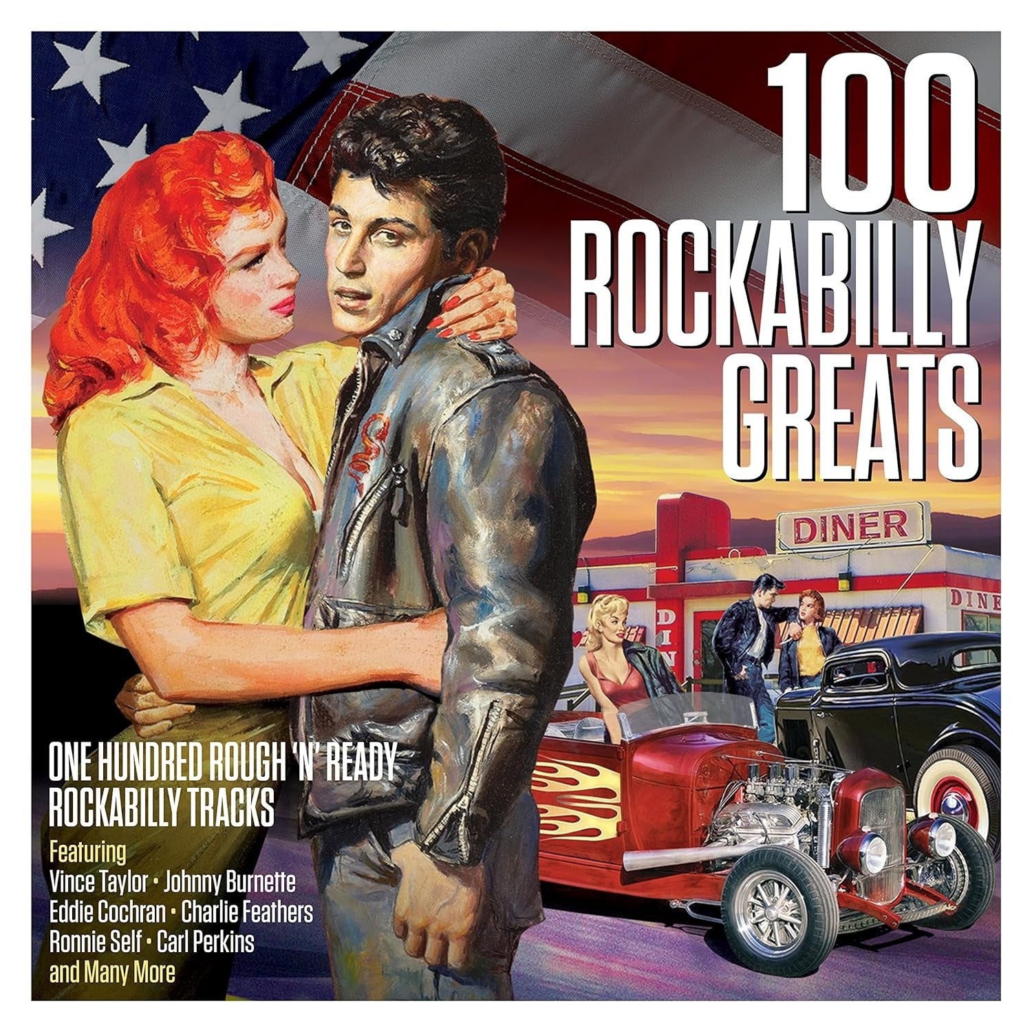 Various Artists: 100 Rockabilly Greats - 4CD Set [Audio CD] Audio CD/Vinyl Not Now Music