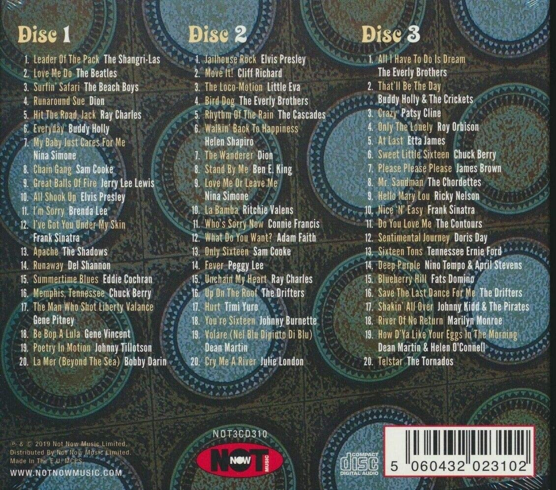 Various Artists: Golden Oldies - 3CD Set [Audio CD] Audio CD/Vinyl Not Now Music