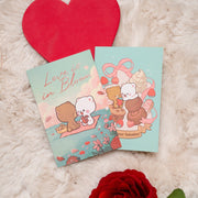 Milk Mocha Bear: Valentine's Day Card - My Sweet Valentine Greeting & Note Cards Milk Mocha Bear