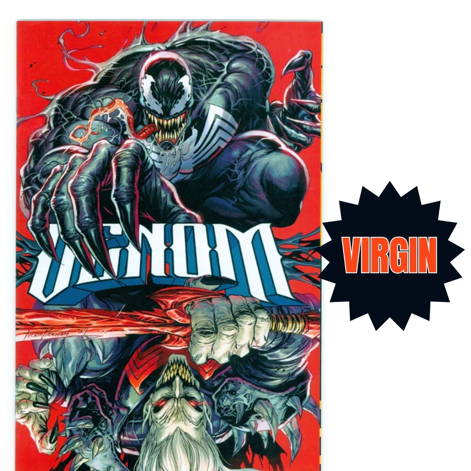 Venom: #250 [Tyler Kirkham Red Virgin Shopville NYCC Exclusive] 2025 Comics Marvel Comics