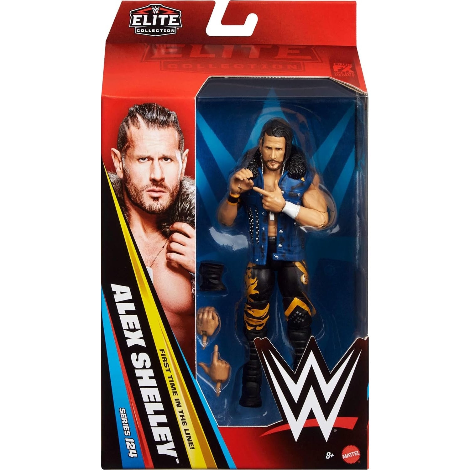 WWE Elite Collection: Series 124 - Alex Shelley Toys & Games Mattel