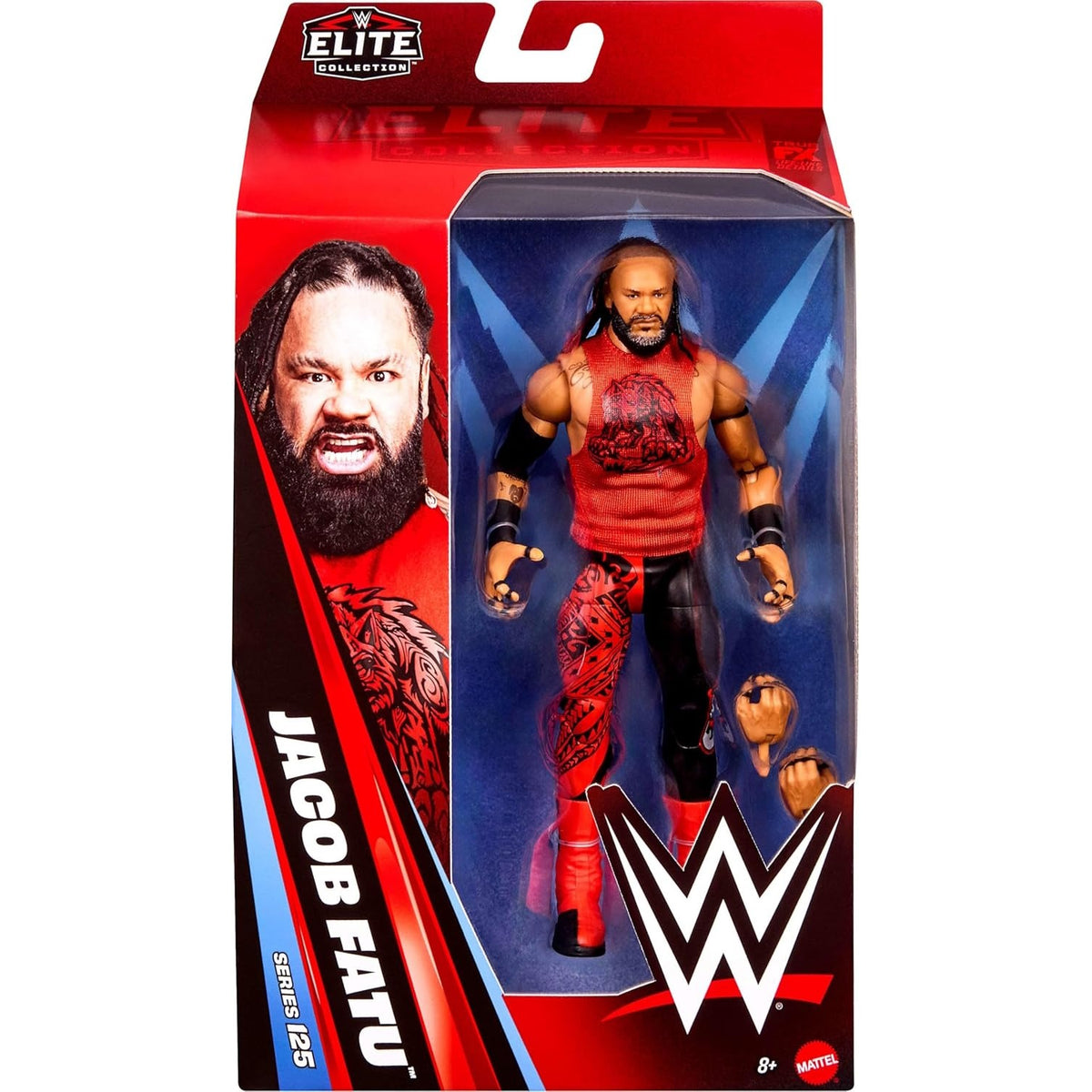 WWE Elite Collection 125: Jacob Fatu Toys & Games Mattel