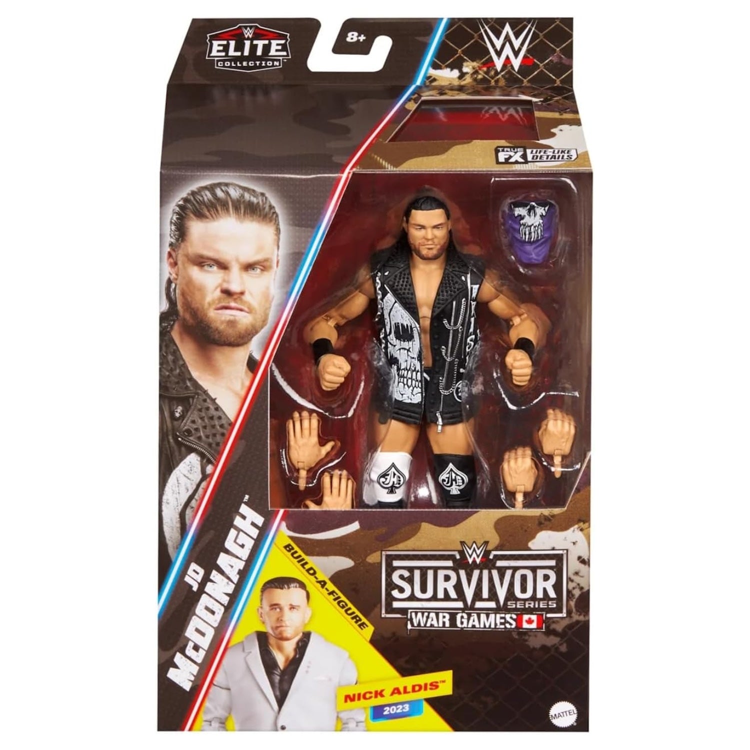 WWE Elite Collection Survivor Series: War Games JD McDonagh Figure Toys & Games Mattel