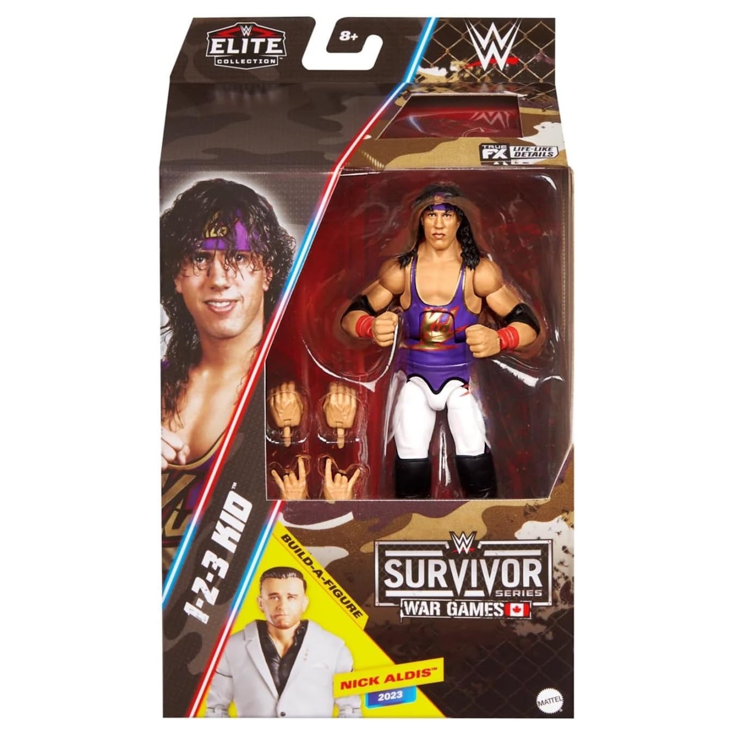 WWE Elite Collection: Survivor Series War Games - The 123 Kid Figure Toys & Games Mattel