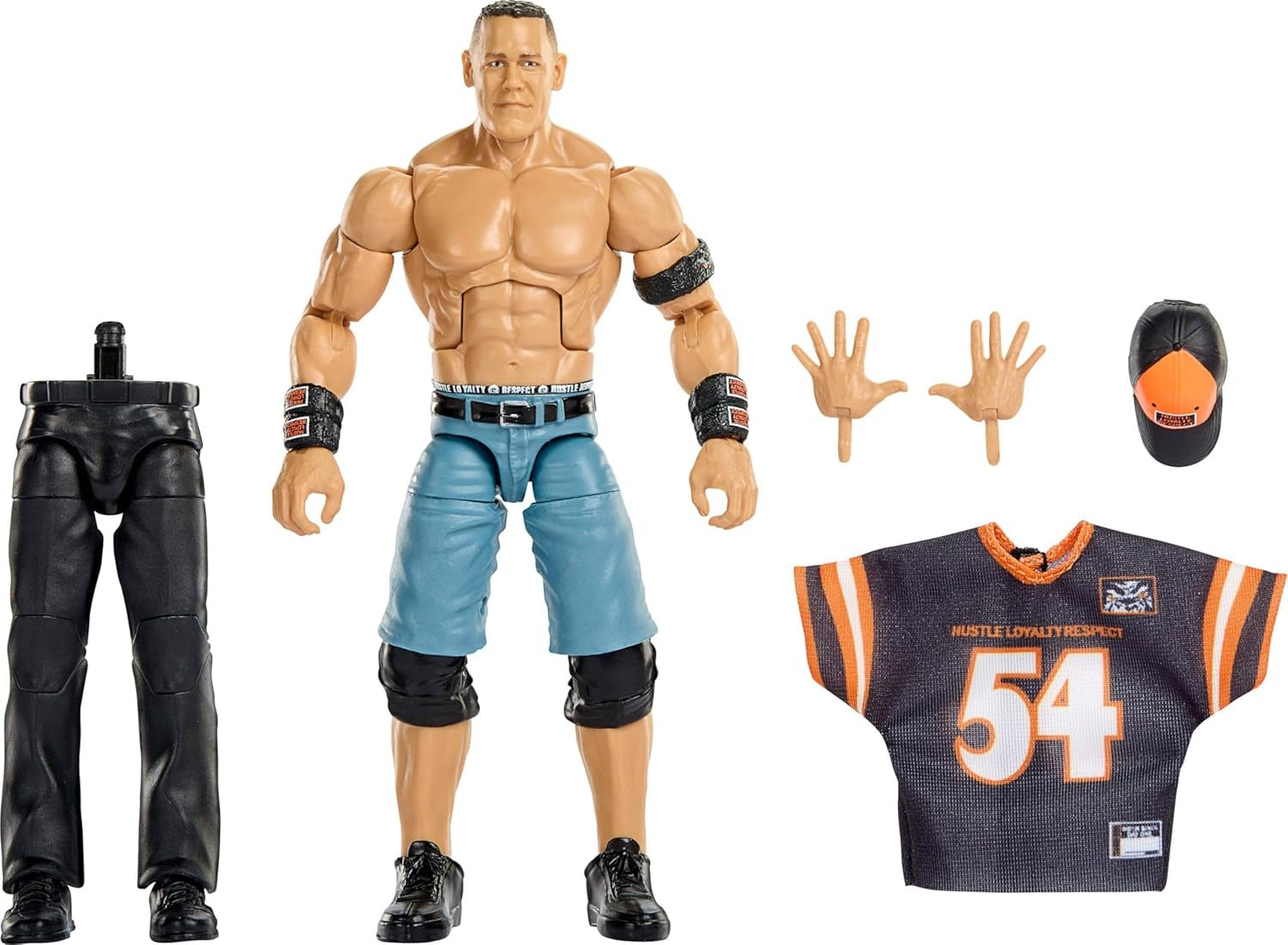WWE Elite Collection: Wrestle Mania -John Cena - BAF Sam Roberts Toys & Games Mattel
