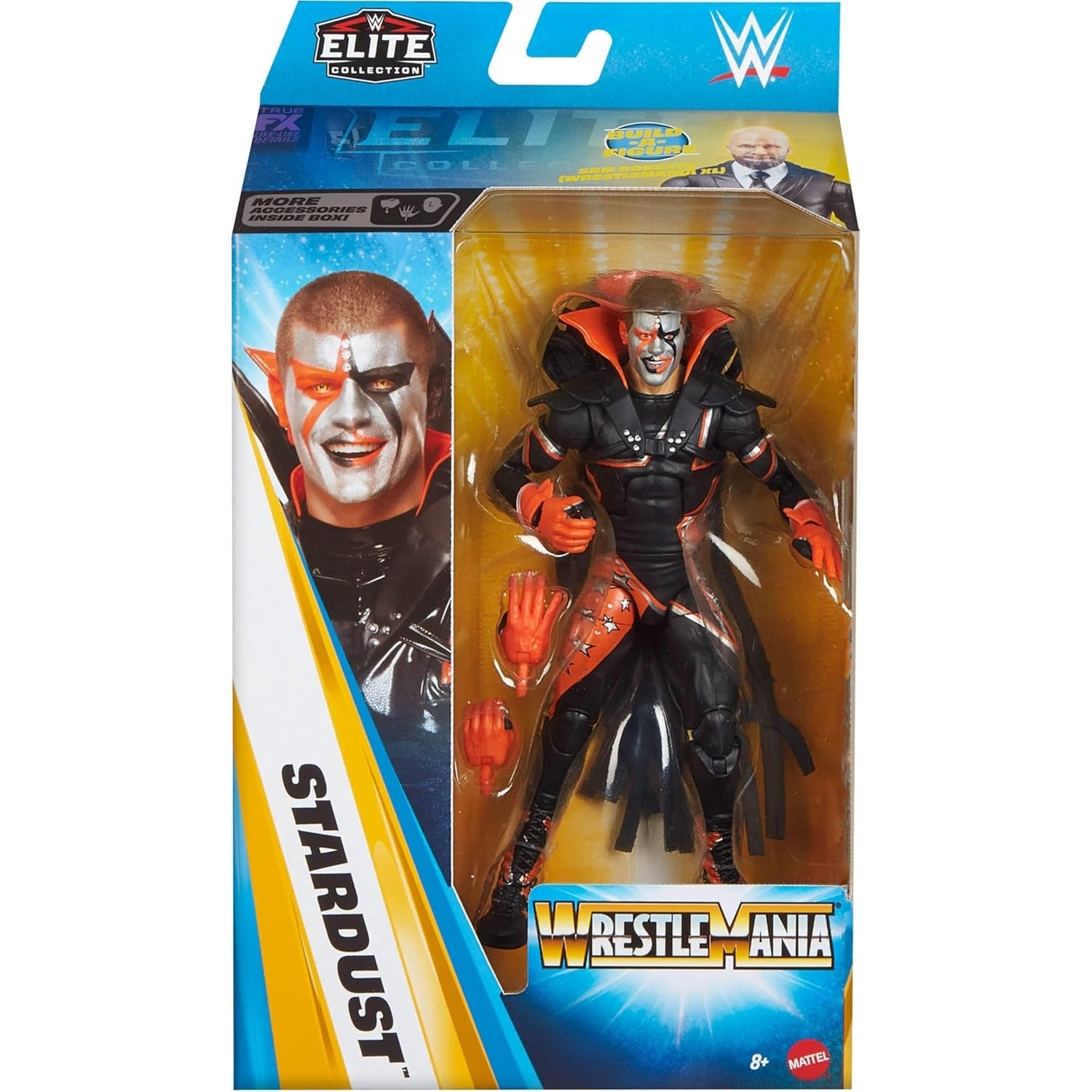 WWE Elite Collection: Wrestle Mania - Stardust - BAF Sam Roberts Toys & Games Mattel