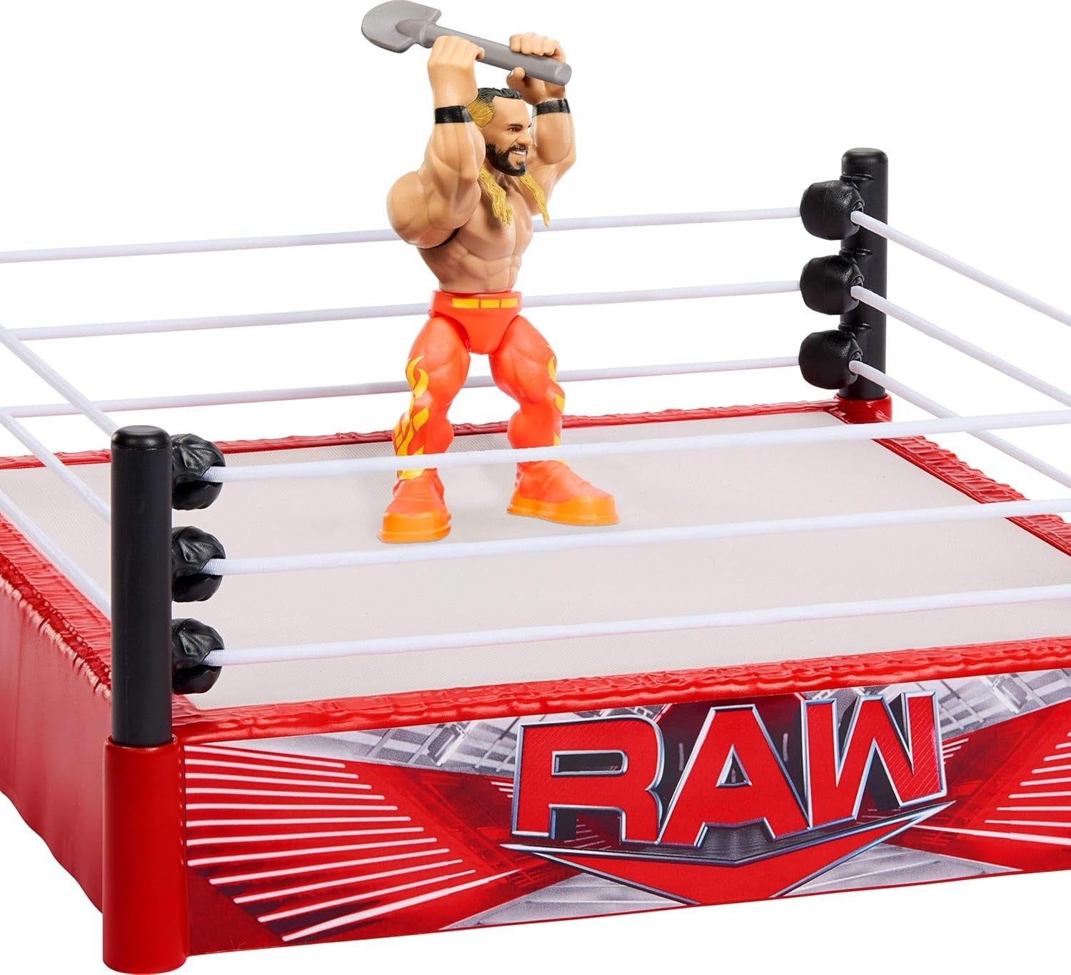 WWE: Knuckle Crunchers Rebound Ring Playset Toys & Games Mattel