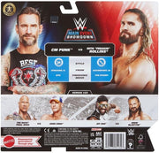 WWE Main Event Showdown Series 23: CM Punk vs Seth "Freakin" Rollins 2 Pack Toys & Games Mattel