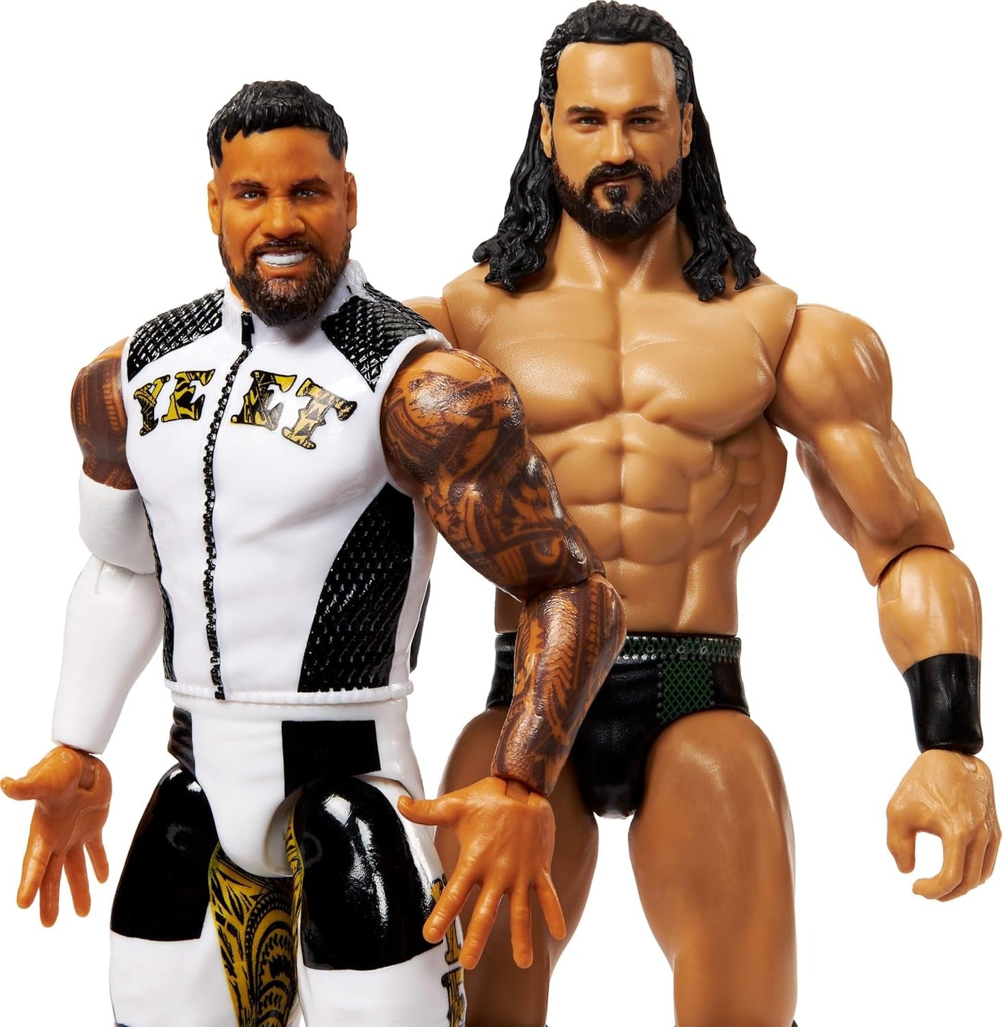 WWE Main Event Showdown Series 23: Jey Uso vs Drew McIntyre 2 Pack Toys & Games Mattel