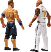 WWE Main Event Showdown Series 23: The Rock Final Boss vs John Cena 2 Pack Toys & Games Mattel