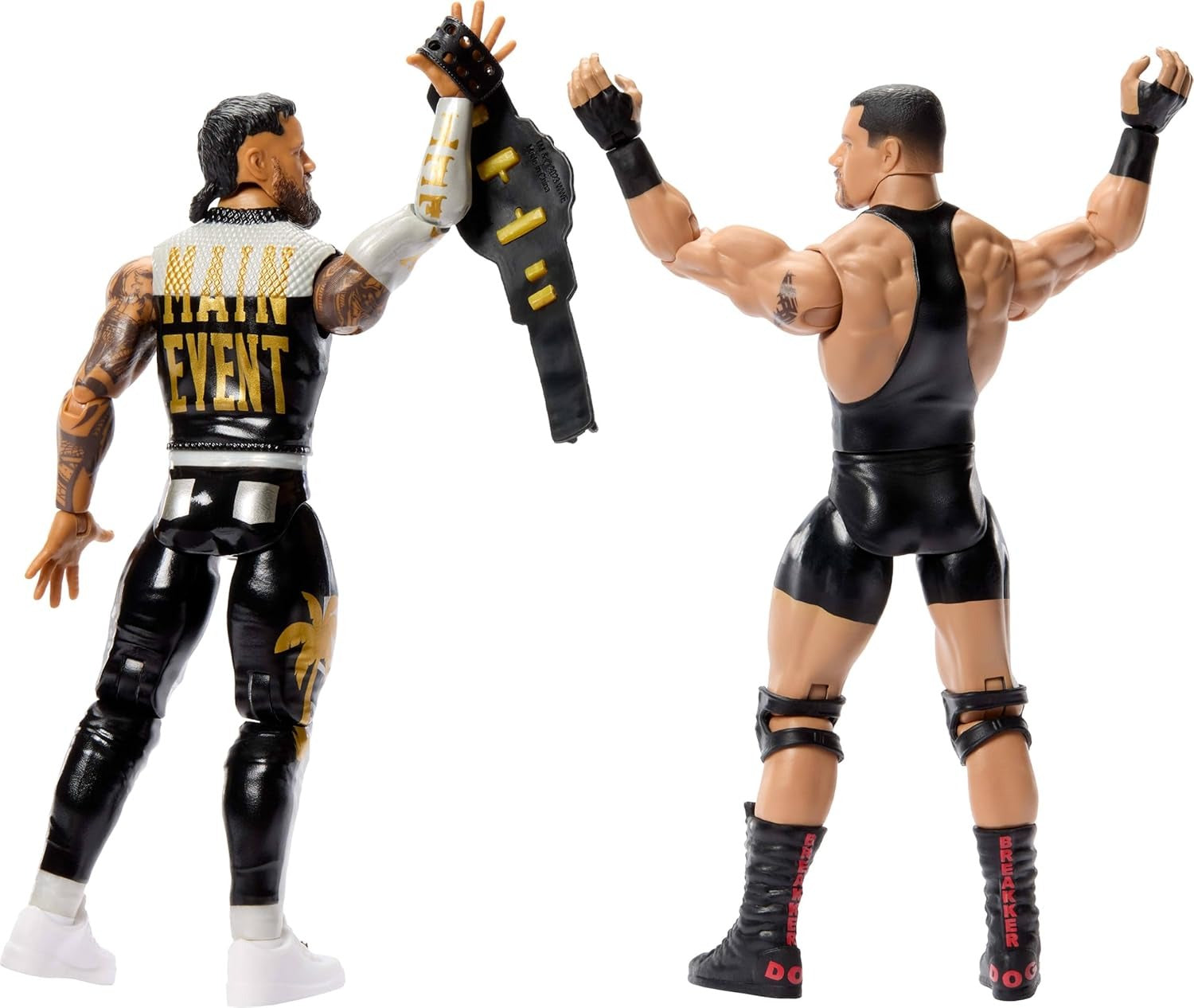 WWE Main Event Showdown: Bron Breakker vs Jey Uso Figure 2 Pack - Series 25 Toys & Games Mattel