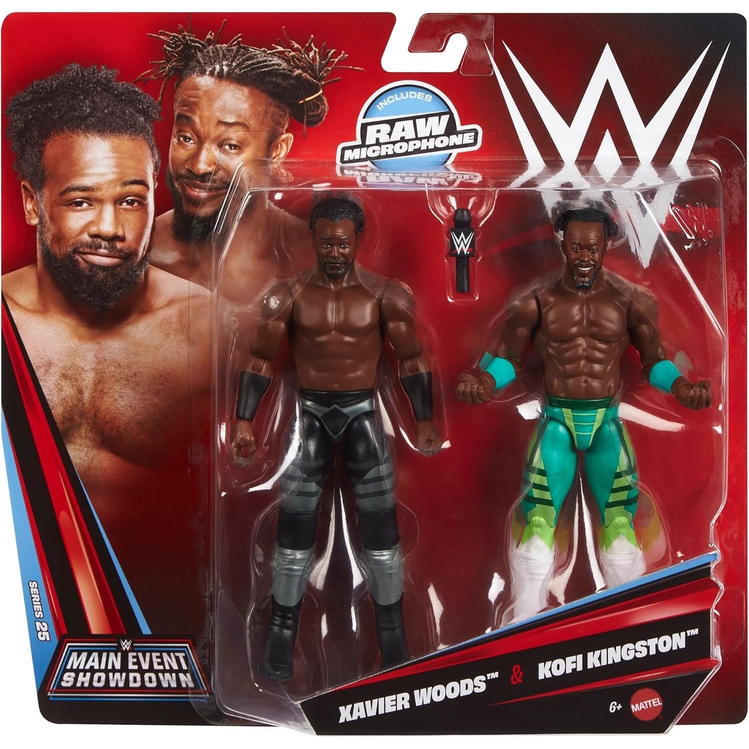 WWE Main Event Series: Kofi Kingston and Xavier Woods - 2 Figure Pack Toys & Games Mattel