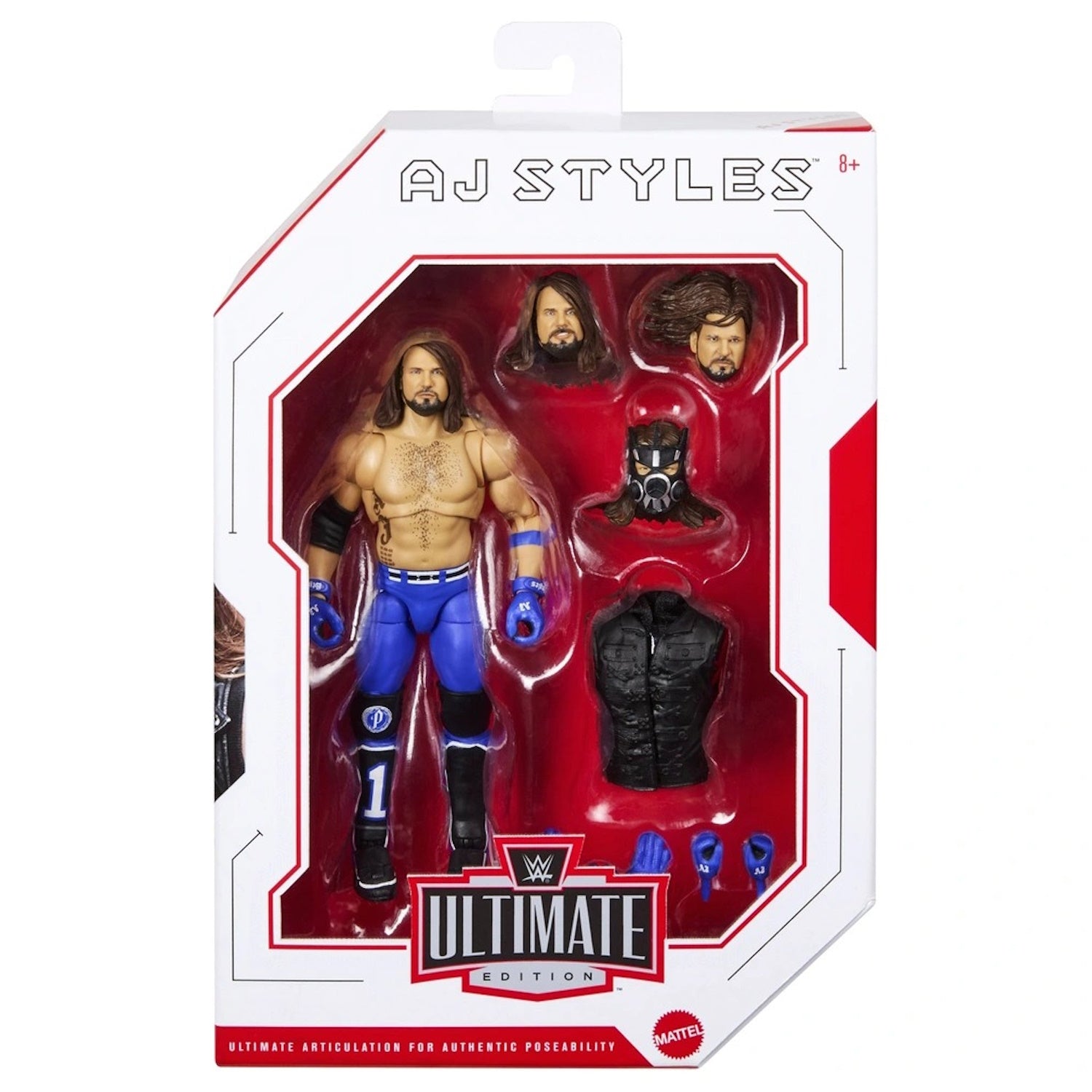 WWE Ultimate Edition: AJ Styles Toys & Games Mattel
