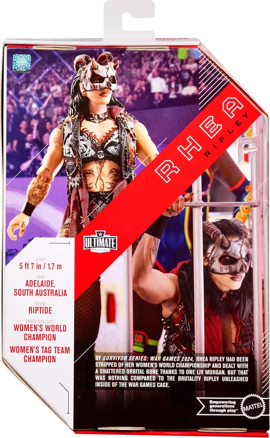 WWE Ultimate Edition: Rhea Ripley Toys & Games Mattel