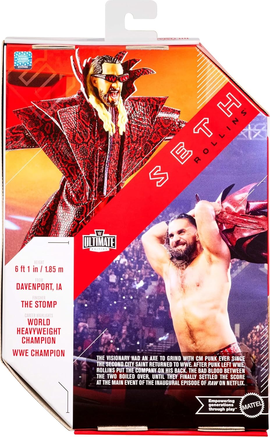 WWE Ultimate Edition: Seth Rollins Toys & Games Mattel