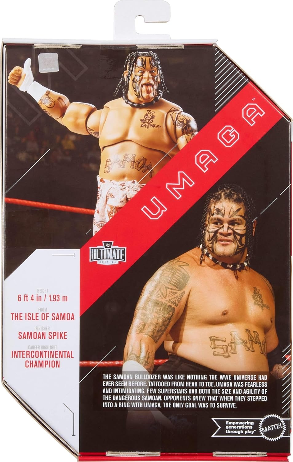 WWE Ultimate Edition: Umaga Toys & Games Mattel