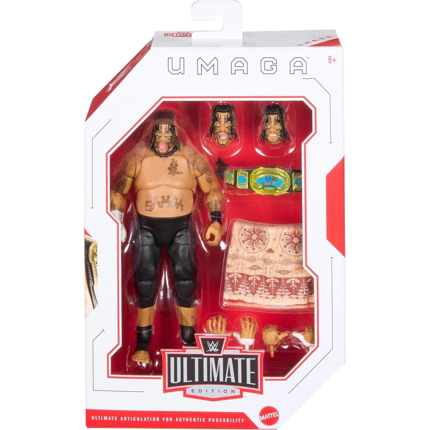 WWE Ultimate Edition: Umaga Toys & Games Mattel