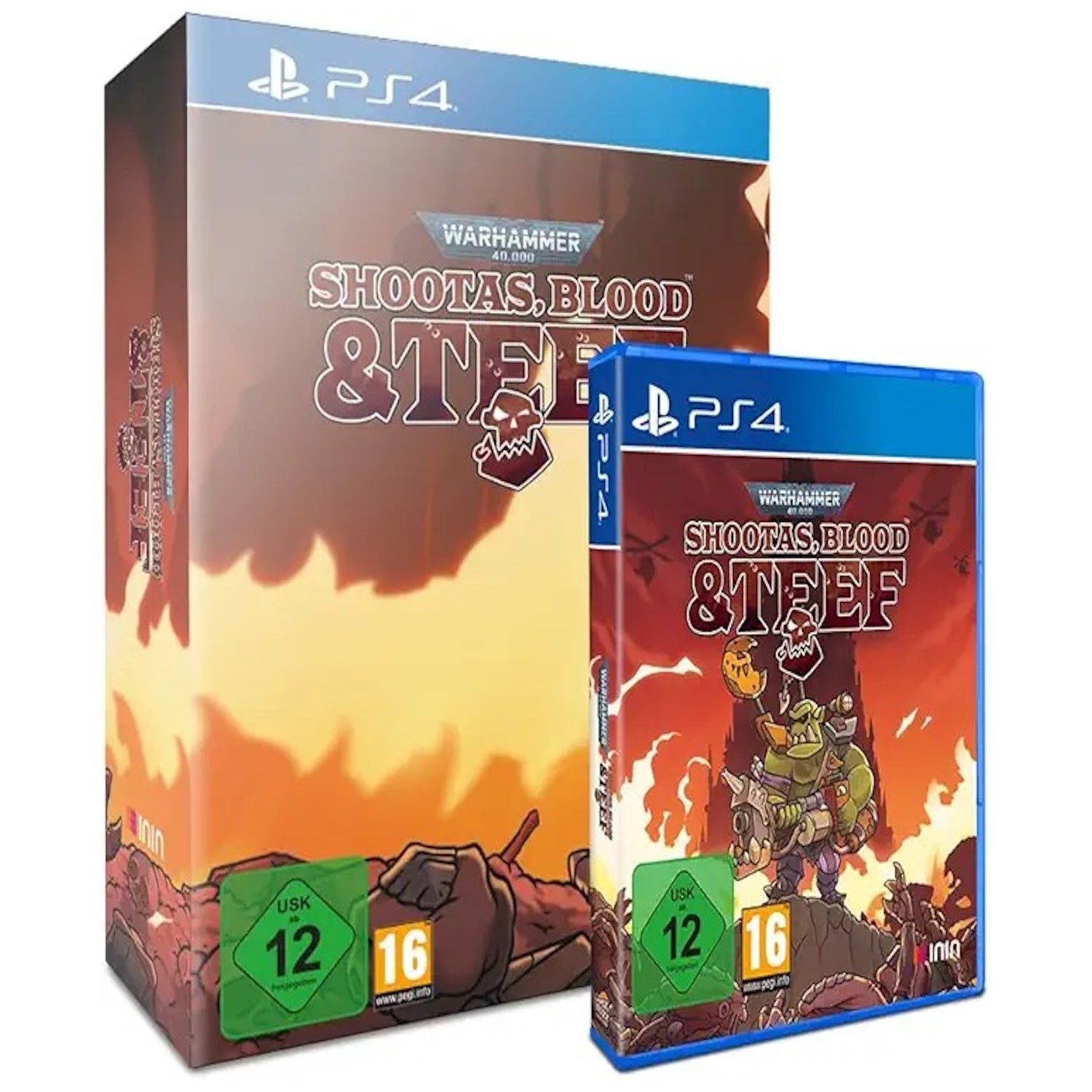 Warhammer 40k: Shootas, Blood and Teef - Collector's Edition [PlayStation 4] PlayStation 4 Video Game Strictly Limited Games
