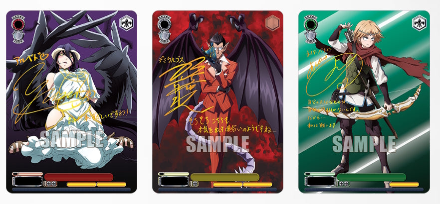 Weiss Schwarz TCG: Nazarick Tomb of the Undead Vol.3 Extra booster - 6 Packs Card Game Bushiroad