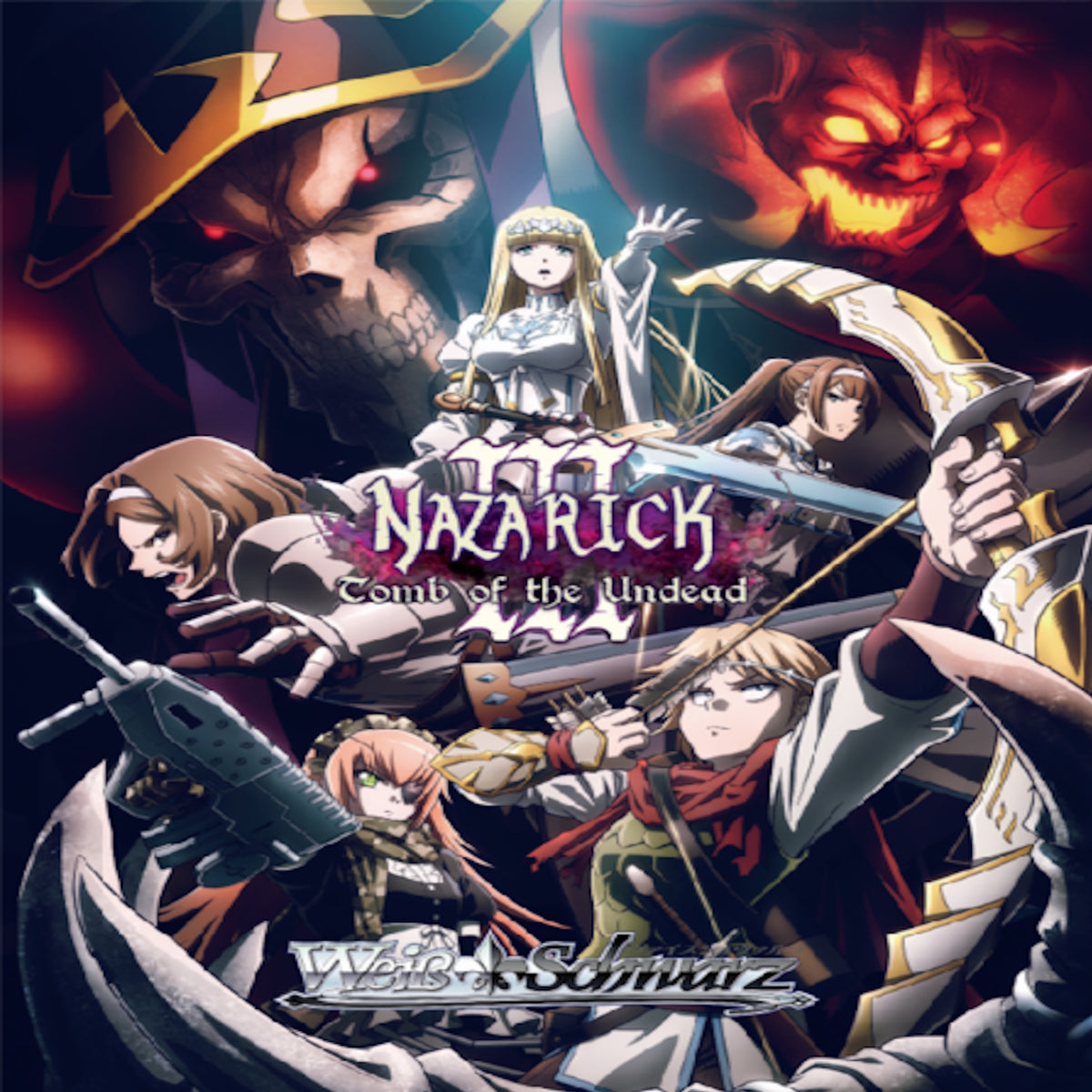 Weiss Schwarz TCG: Nazarick Tomb of the Undead Vol.3 Extra booster - 6 Packs Card Game Bushiroad