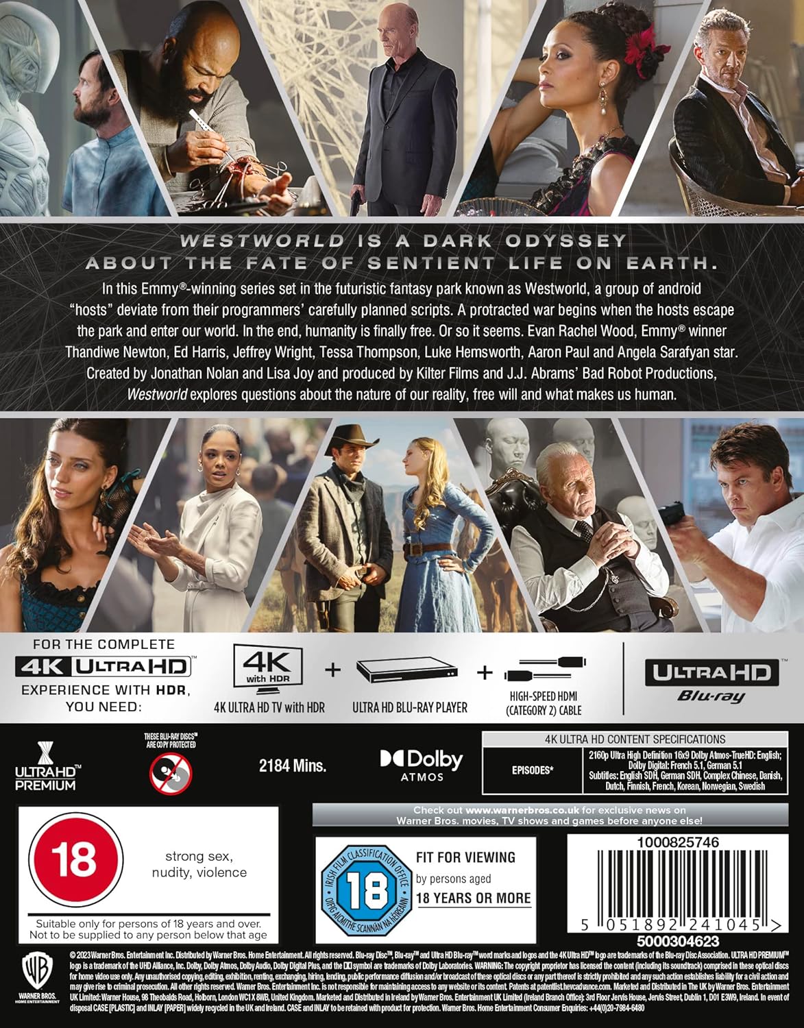 Westworld: The Complete Series [Blu-Ray + 4K UHD] Blu-Ray Box Set / Series Warner Bros.   