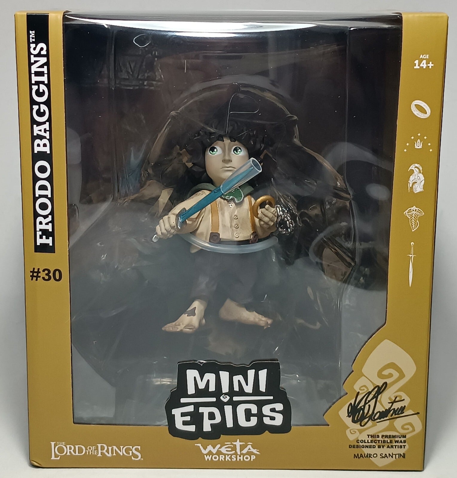 Weta Workshop: Lord of the Rings - Frodo Baggins Mini Epics Figure #30 Toys & Games Weta Workshop