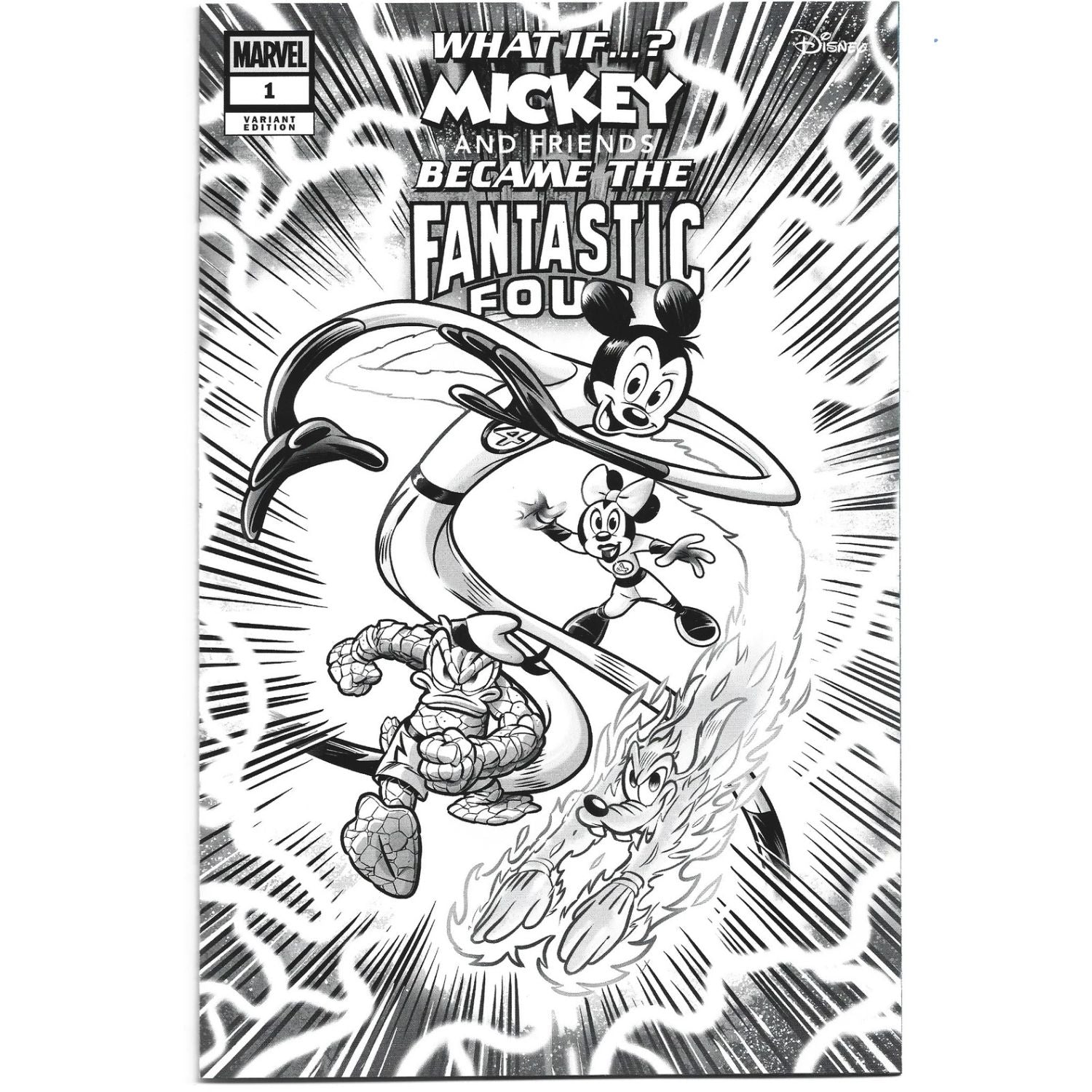 What If Mickey & Friends Became The FF4: #1 [Pastrovicchio CVR G - 1:100] 2025 Comics Marvel Comics