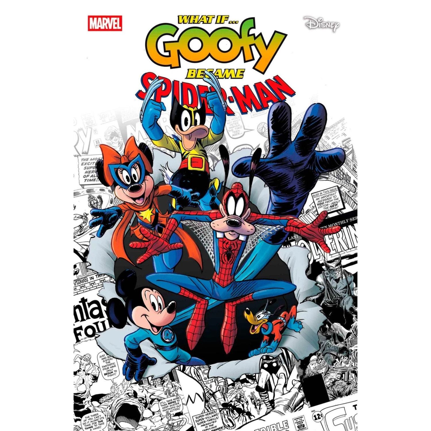 What If? Goofy Became Spider-Man: #1 [Andrea Feccero CVR E] 2025 Comics Marvel Comics
