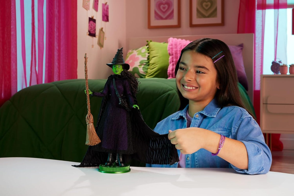 Wicked: Deluxe Elphaba Fashion Doll Toys & Games Mattel