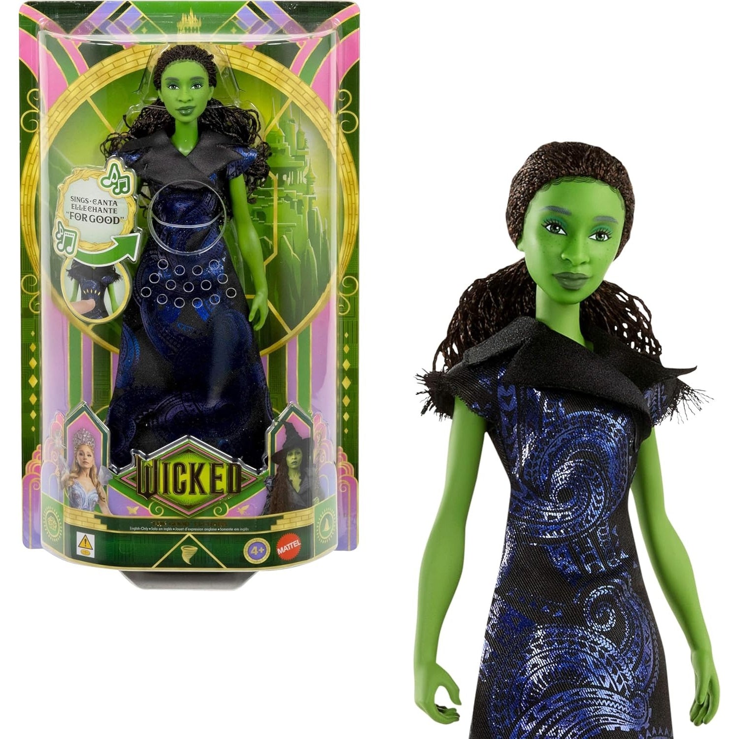 Wicked: Singing Elphaba Toys & Games Mattel
