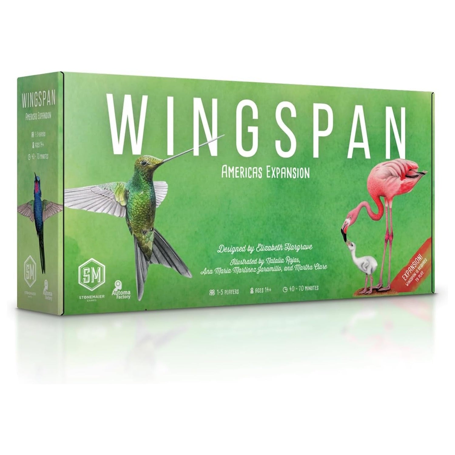 Wingspan - Americas Expansion [Board Game, 1-5 Players] Board Game Stonemaier Games