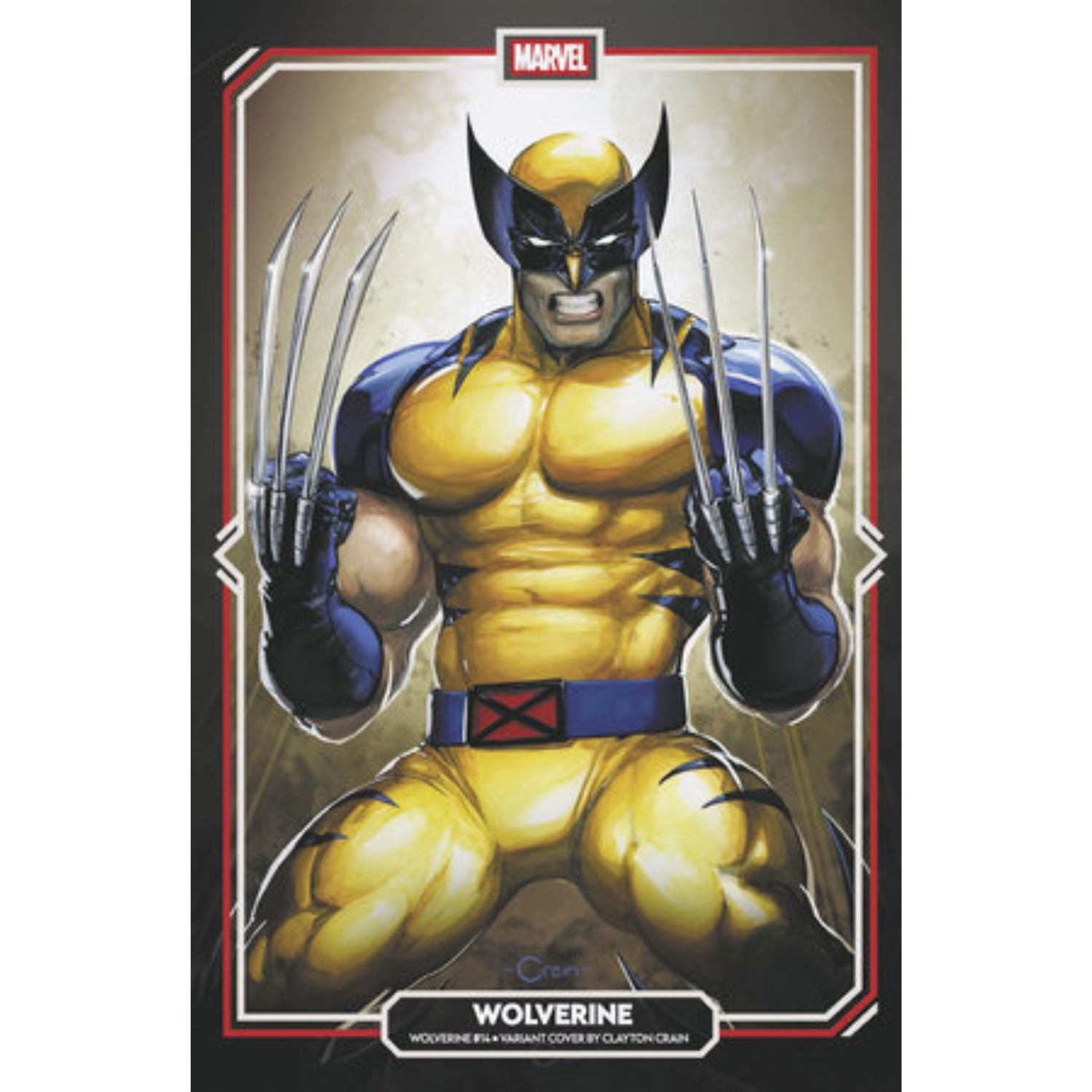 Wolverine: #14 [Clayton Crain CVR B] 2024 Comics Marvel Comics