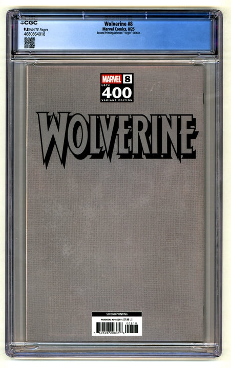 Wolverine: #8 [Johnson CGC 9.8 2nd Print -1:25] 2025 Comics Marvel Comics