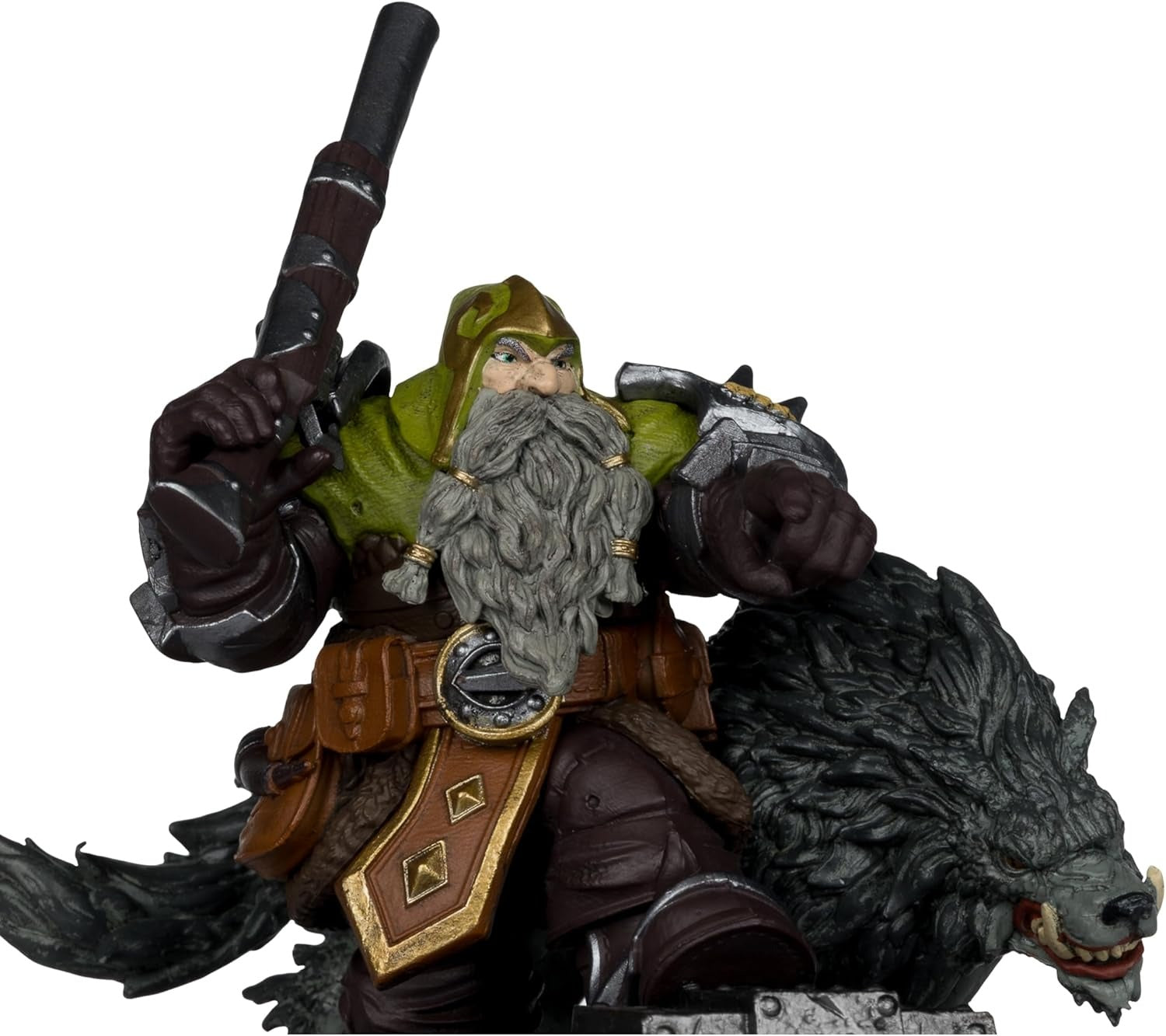 World of Warcraft: Dwarf Hunter Beast Master/Marksman [Random Color] (1:12 Scale) Toys & Games McFarlane Toys