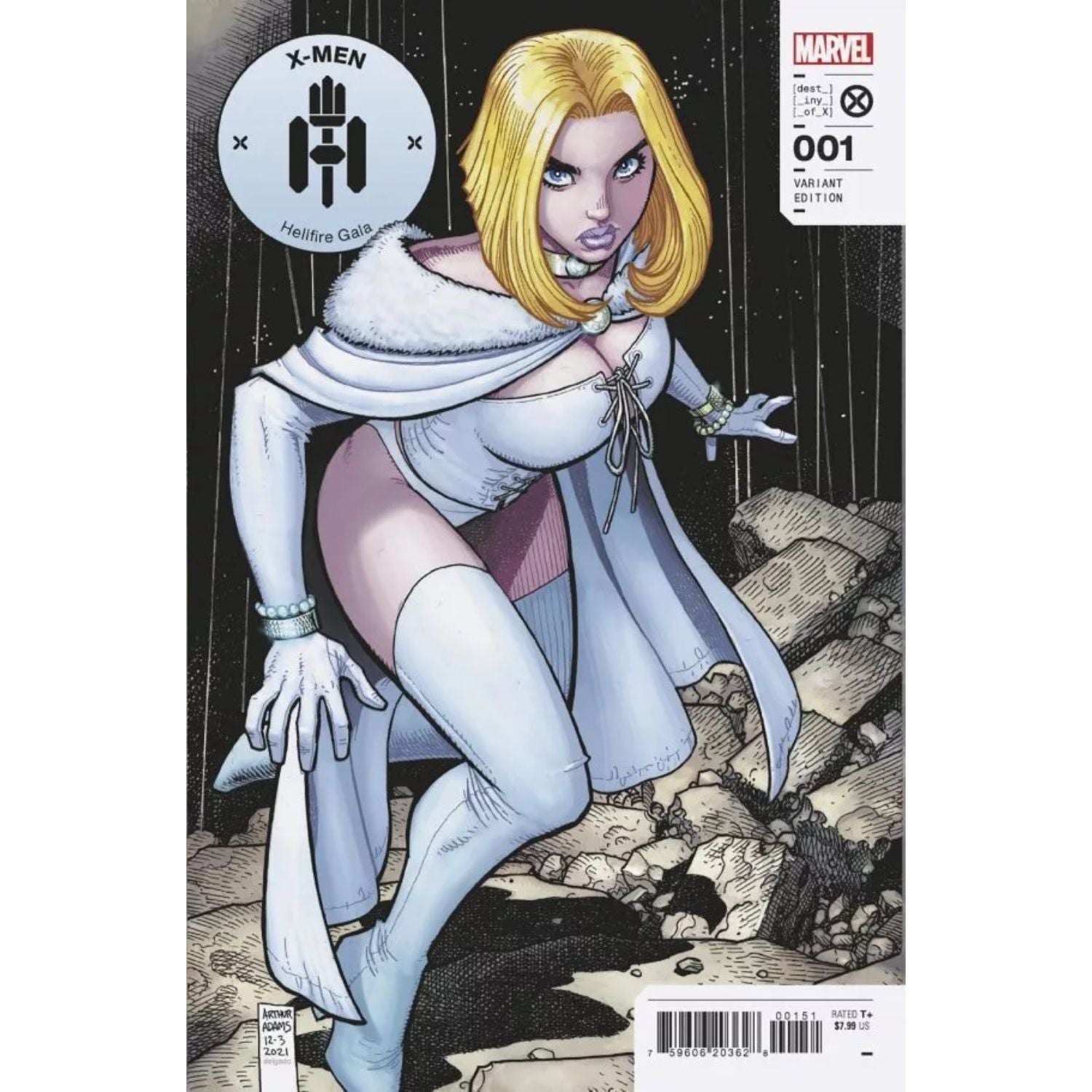 X-Men Hellfire Gala: #1 [Art Adams CVR E - 1:25] 2022 Comics Marvel Comics