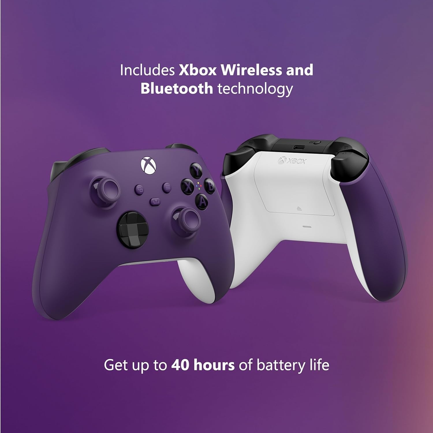 Xbox Wireless Controller - Astral Purple [Xbox One & Xbox Series X Accessory] Xbox Series X Accessories Microsoft