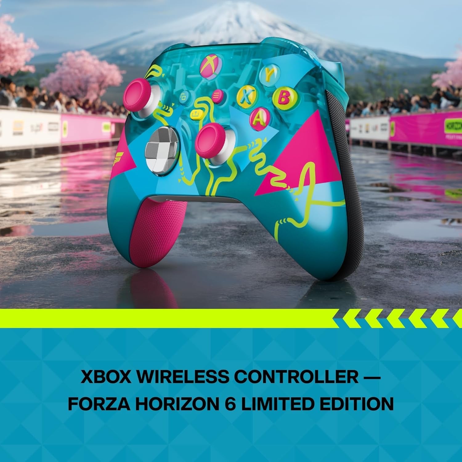 Xbox Wireless Controller - Forza Horizon 6 Limited Edition [Xbox One & Xbox Series X Accessory] Xbox Series X Accessories Microsoft