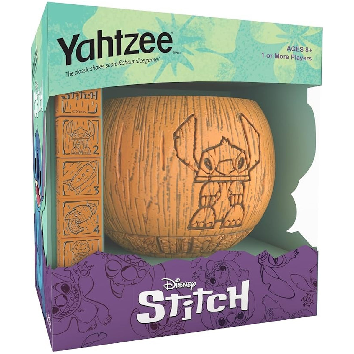 Yahtzee - Disneys Stitch Edition [Board Game, 1+ Players] Board Game USAopoly