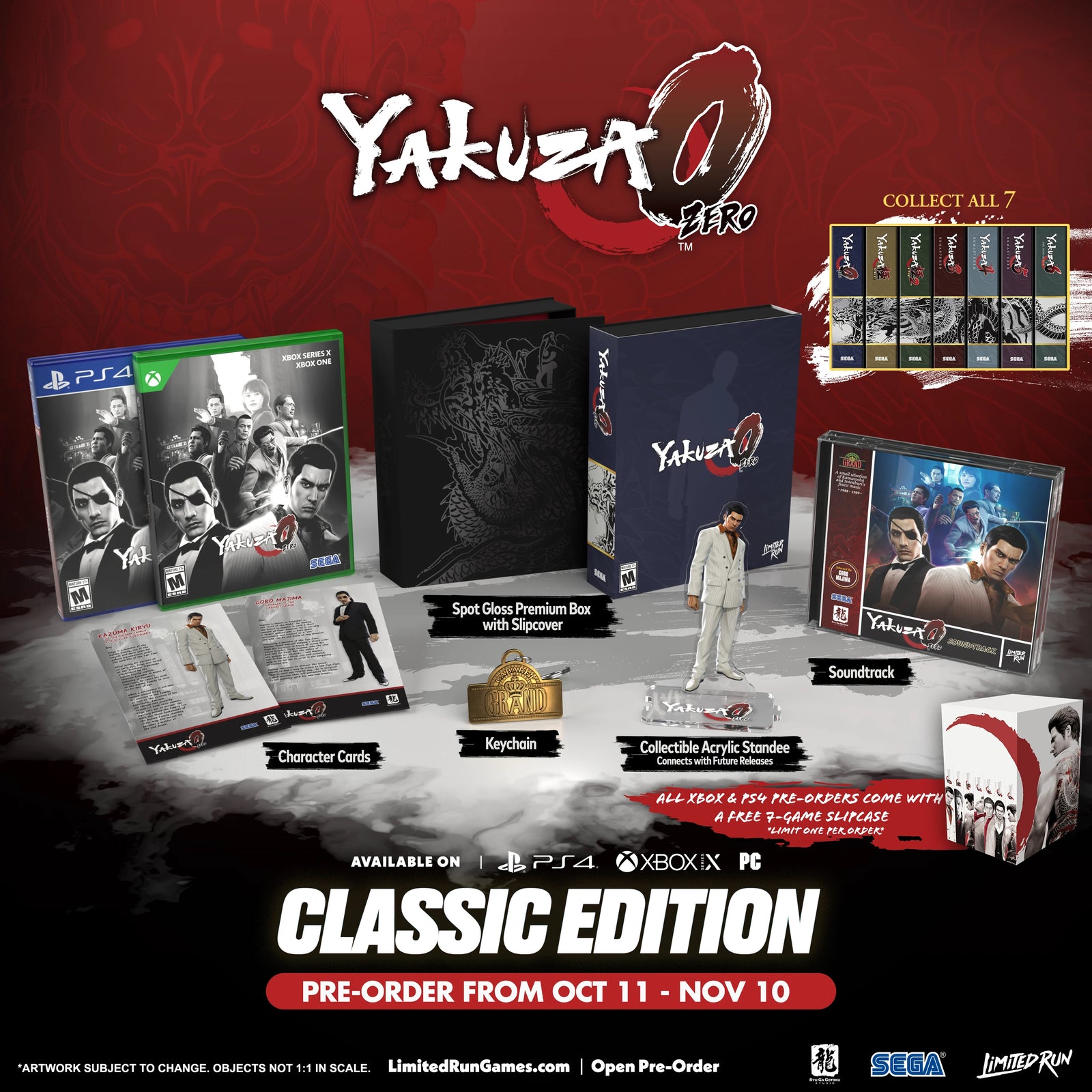 Yakuza 0 Classic Edition - Limited Run #034 [Xbox One] Xbox ONE Collector Limited Run Games