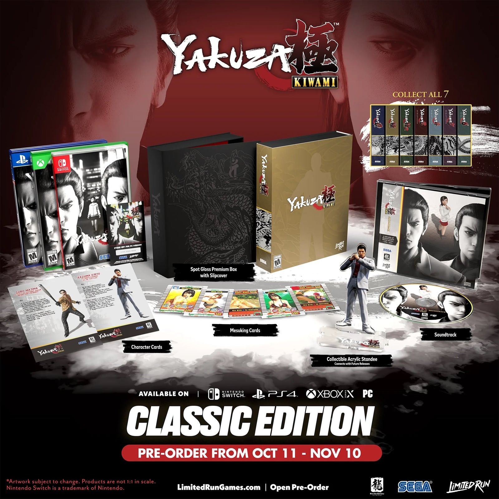 Yakuza Kiwami Classic Edition - Limited Run #262 [Nintendo Switch] Nintendo Switch Video Game Limited Run Games