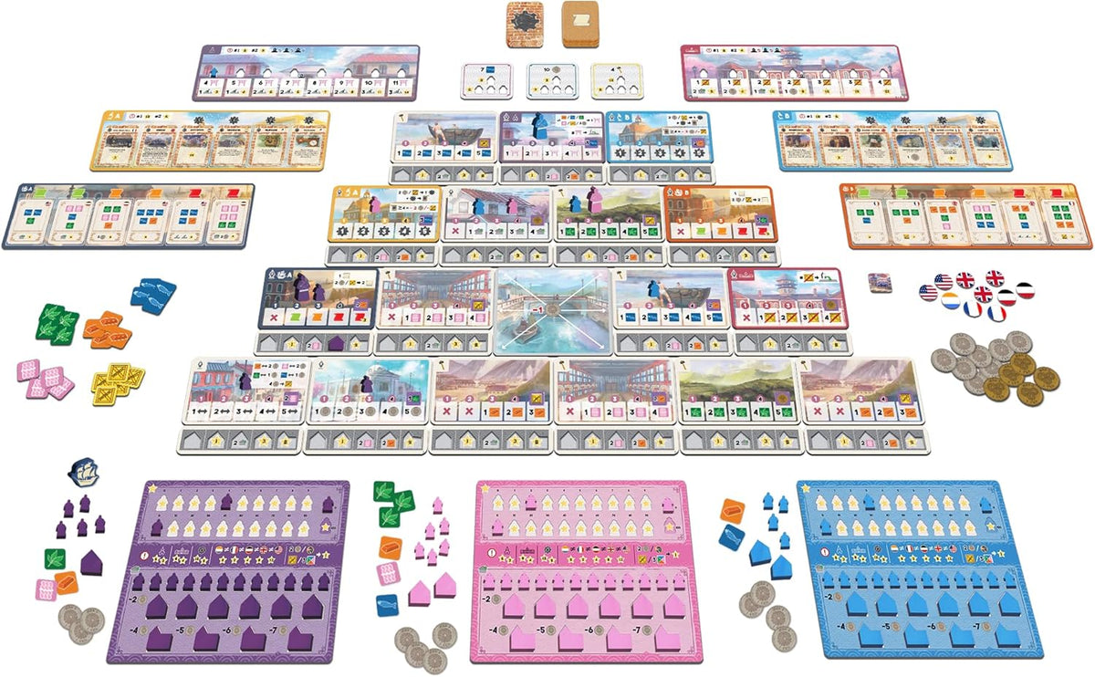 Yokohama [Board Game, 2 - 4 Players] Board Game Asmodee